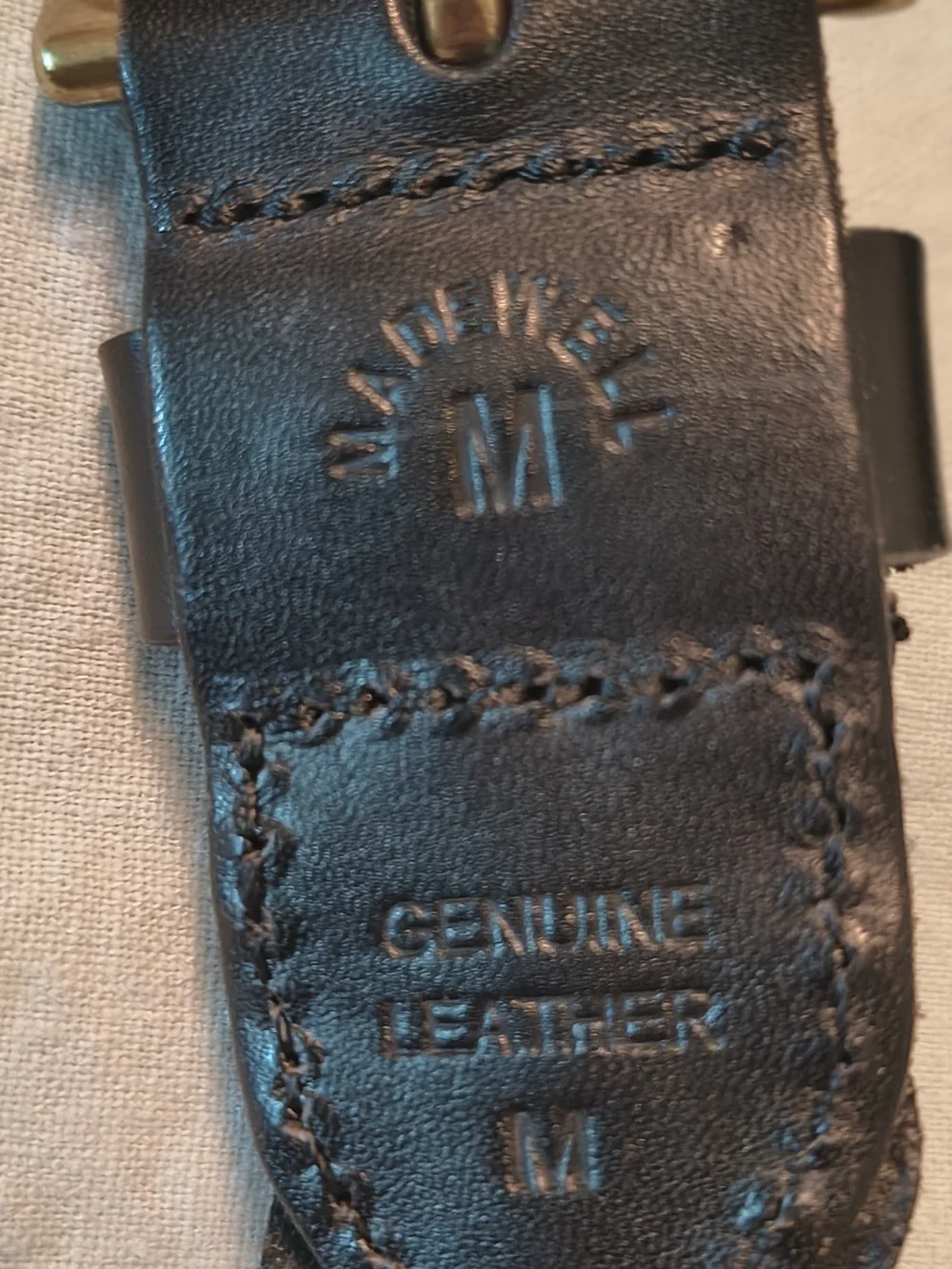 Madewell Woven Leather Women’s Belt - Black